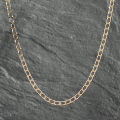 Pre-Owned 9ct Yellow Gold 18 Inch Curb Chain 41161982