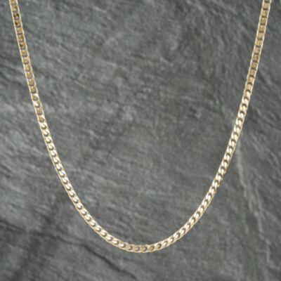 Pre-Owned 9ct Yellow Gold 16 Inch Curb Chain 41161986