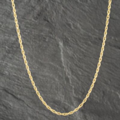 Pre-Owned 9ct Yellow Gold 22 Inch Prince Of Wales Chain 41161997