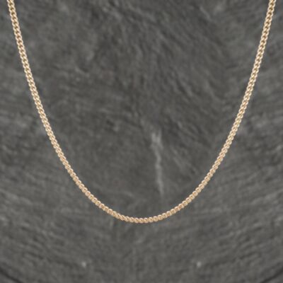 Pre-Owned 9ct Yellow Gold 18 Inch Curb Chain 41162000