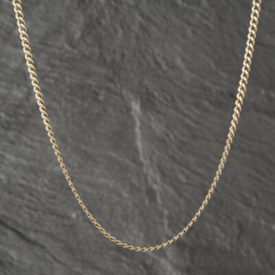 Pre-Owned 9ct Yellow Gold 18 Inch Curb Chain 41162006