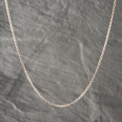 Pre-Owned 9ct Rose Gold 22 Inch Belcher Chain 41162017