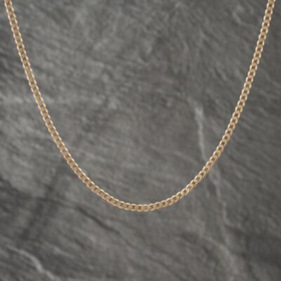 Pre-Owned 9ct Yellow Gold 19 Inch Curb Chain 41162019