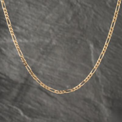 Pre-Owned 9ct Yellow Gold 18 Inch Figaro Chain 41162024
