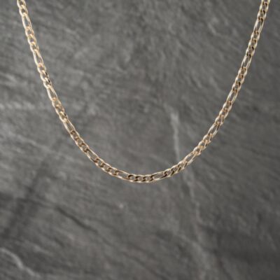 Pre-Owned 9ct Yellow Gold 18 Inch Figaro Chain 41162034