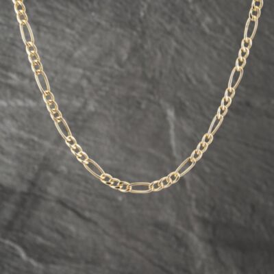 Pre-Owned 9ct Yellow Gold 18 Inch Figaro Chain 41162038