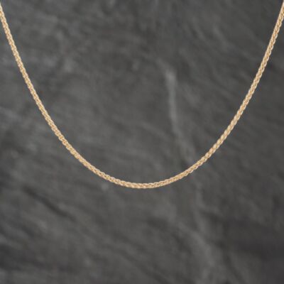 Pre-Owned 9ct Yellow Gold 18 Inch Foxtail Chain 41162048