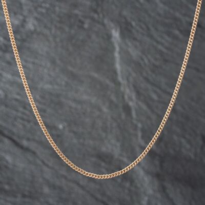 Pre-Owned 9ct Yellow Gold 19 Inch Curb Chain 41162050