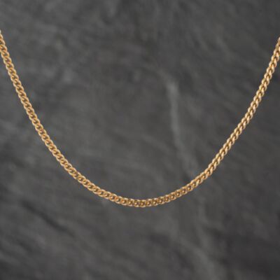 Pre-Owned 9ct Yellow Gold 17 Inch Curb Chain 41162054