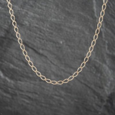 Pre-Owned 9ct Yellow Gold 19 Inch Curb Chain 41162057