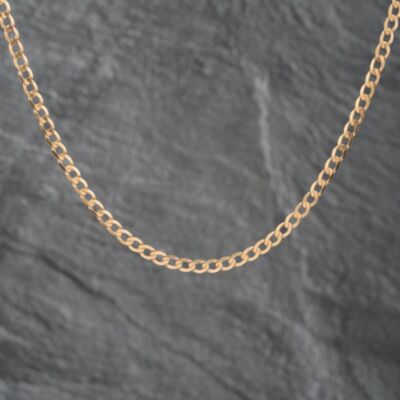 Pre-Owned 9ct Yellow Gold 18 Inch Curb Chain 41162068