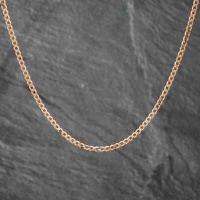 Pre-Owned 9ct Yellow Gold 30 Inch Curb Chain 41162069