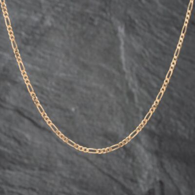 Pre-Owned 9ct Yellow Gold 20 Inch Figaro Chain 41162073