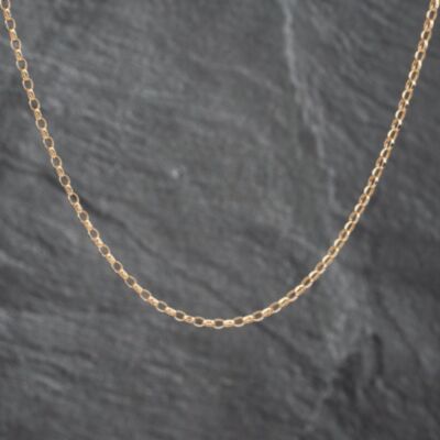 Pre-Owned 9ct Yellow Gold 22 Inch Belcher Chain 41162077