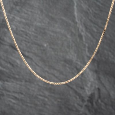 Pre-Owned 9ct Yellow Gold 20 Inch Box Chain 41162078