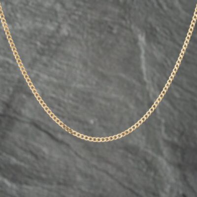 Pre-Owned 9ct Yellow Gold 18 Inch Curb Chain 41162096