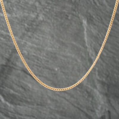 Pre-Owned 9ct Yellow Gold 18 Inch Curb Chain 41162097