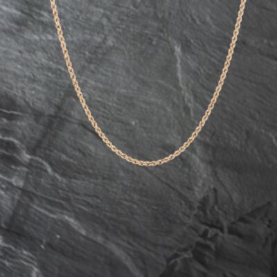 Pre-Owned 9ct Yellow Gold 28 Inch Rope Chain 41162098