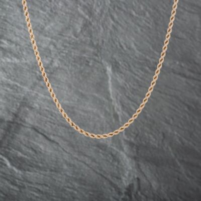 Pre-Owned 9ct Yellow Gold 20 Inch Rope Chain 41162106