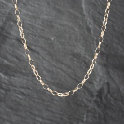 Pre-Owned 9ct Yellow Gold 21 Inch Belcher Chain 41162127