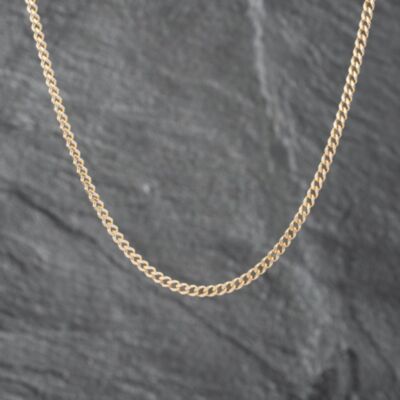 Pre-Owned 9ct Yellow Gold 19 Inch Curb Chain 41162130