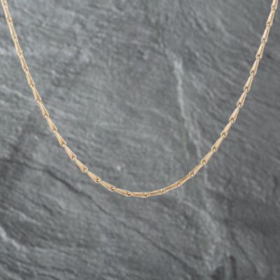Pre-Owned 9ct Yellow Gold 24 Inch Hayseed Chain 41162135