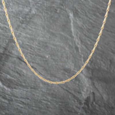 Pre-Owned 9ct Yellow Gold 20 Inch Hayseed Chain 41162136