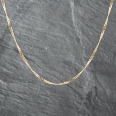 Pre-Owned 9ct Yellow Gold 20 Inch Twist Chain 41162137