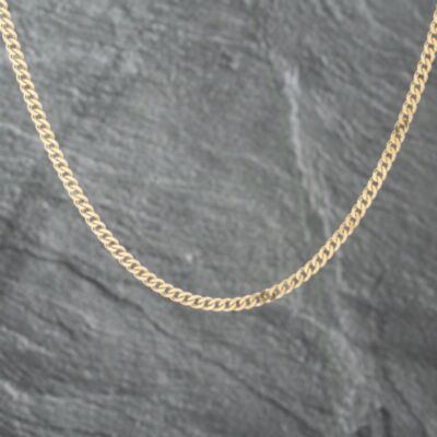 Pre-Owned 9ct Yellow Gold 20 Inch Curb Chain 41162143