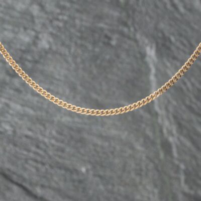 Pre-Owned 9ct Yellow Gold 21 Inch Curb Chain 41162144