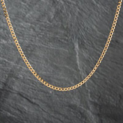 Pre-Owned 9ct Yellow Gold 22 Inch Curb Chain 41162156