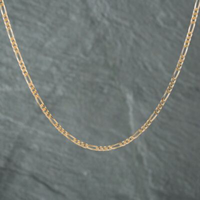 Pre-Owned 9ct Yellow Gold 16 Inch Figaro Chain 41162160