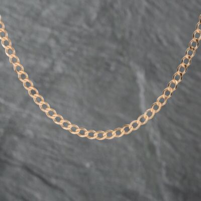 Pre-Owned 9ct Yellow Gold 18 Inch Curb Chain 41162167