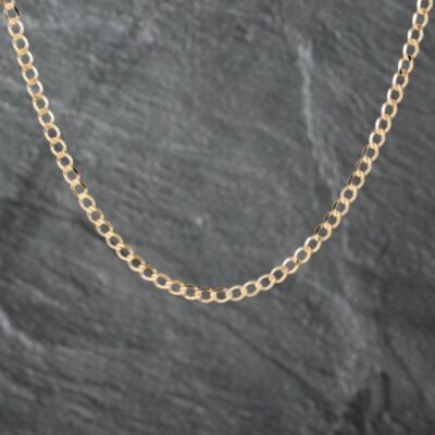 Pre-Owned 9ct Yellow Gold 20 Inch Curb Chain 41162184