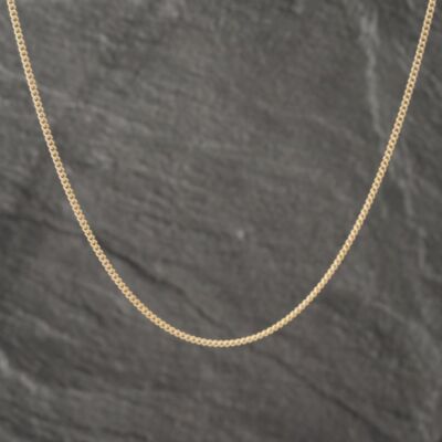 Pre-Owned 9ct Yellow Gold 24 Inch Curb Chain 41162193