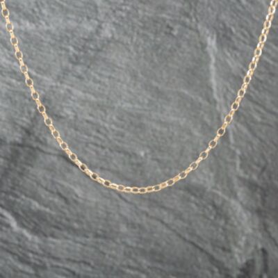 Pre-Owned 9ct Yellow Gold Filed 18.5 Inch Belcher Chain 41162195