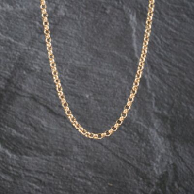 Pre-Owned 9ct Yellow Gold 18 Inch Belcher Chain 41162203