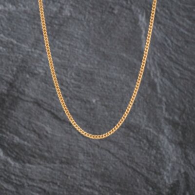 Pre-Owned 9ct Yellow Gold 18 Inch Curb Chain 41162211