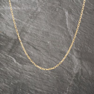 Pre-Owned 9ct Yellow Gold Filed Link 20 Inch Belcher Chain 41162218