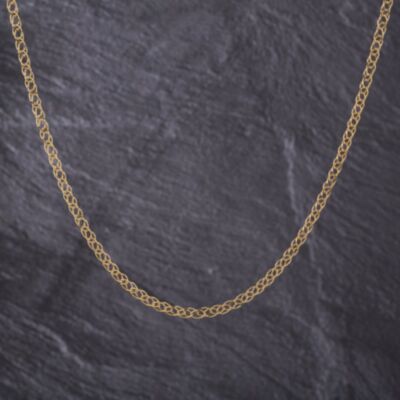 Pre-Owned 9ct Yellow Gold Double Curb 20 Inch Curb Chain 41162230