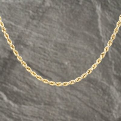 Pre-Owned 9ct Yellow Gold 20 Inch Rope Chain 41162235