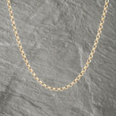 Pre-Owned 9ct Yellow Gold 16 Inch Belcher Chain 41162239