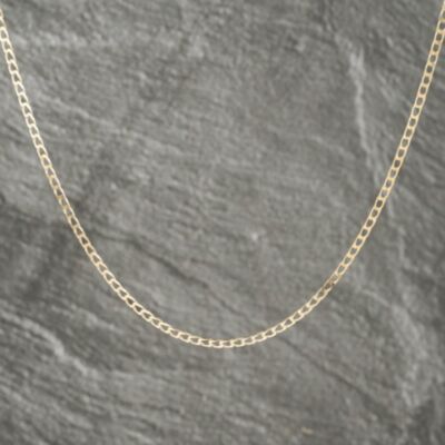 Pre-Owned 9ct Yellow Gold 21 Inch Curb Chain 41162245