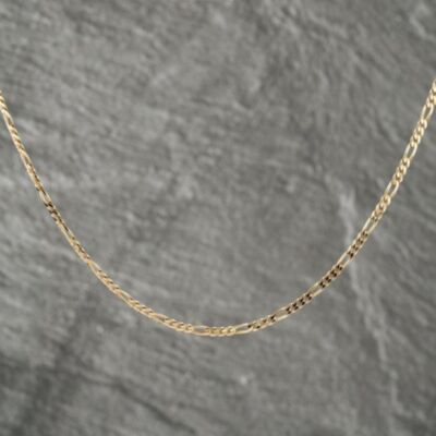 Pre-Owned 9ct Yellow Gold 16 Inch Figaro Chain 41162246