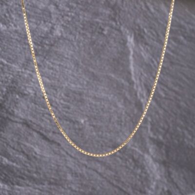 Pre-Owned 9ct Yellow Gold 18 Inch Box Chain 41162249