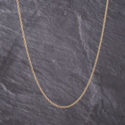 Pre-Owned 9ct Yellow Gold 24 Inch Prince Of Wales Chain 41162251