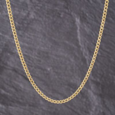 Pre-Owned 9ct Yellow Gold 18 Inch Curb Chain 41162252