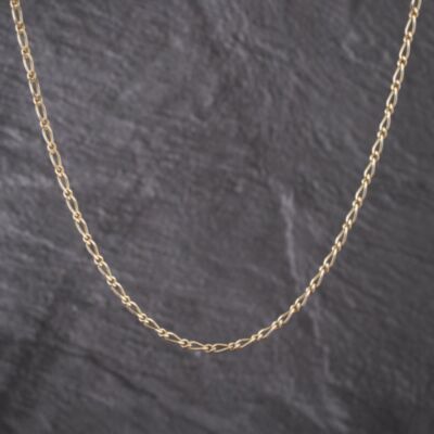 Pre-Owned 9ct Yellow Gold 18 Inch Figaro Chain 41162257