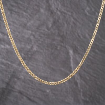 Pre-Owned 9ct Yellow Gold 18 Inch Curb Chain 41162264