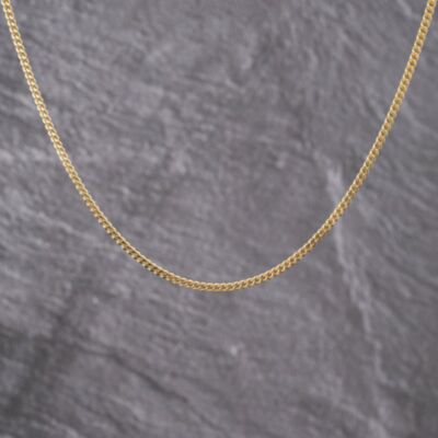 Pre-Owned 9ct Yellow Gold 18 Inch Curb Chain 41162268
